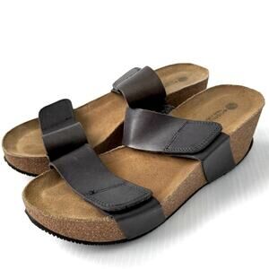 Eric Michael lilly Women's Sandal cork wedge platform women’s size 41 / 10.5-11